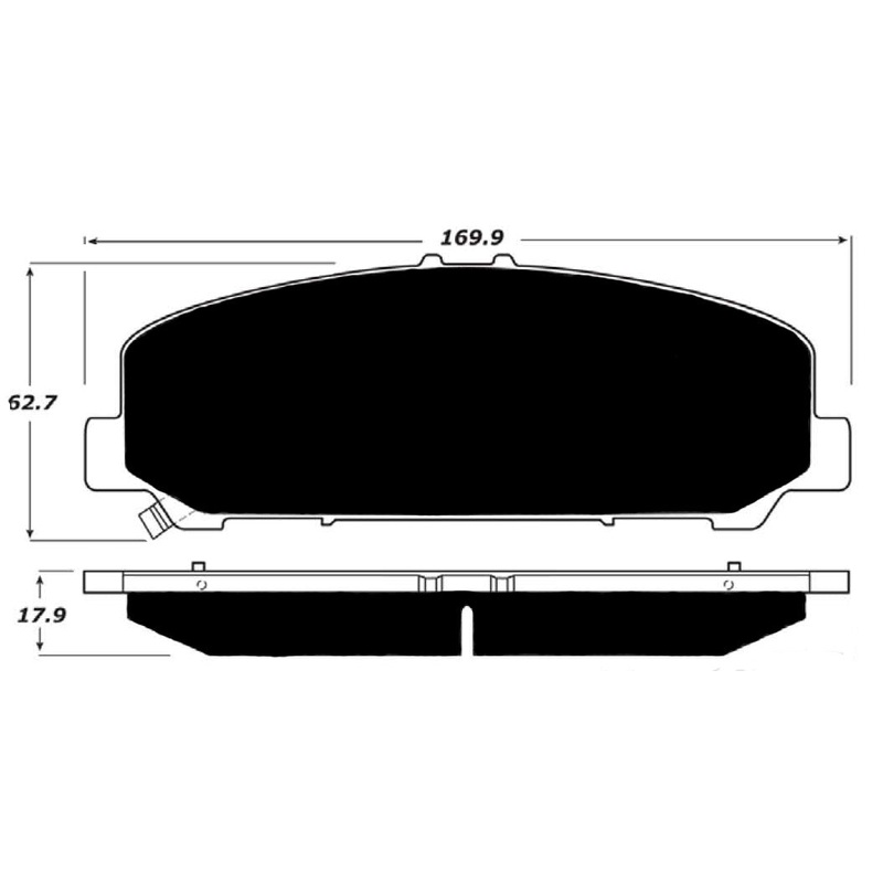 Porterfield Brake Pads for 2014 NISSAN ARMADA