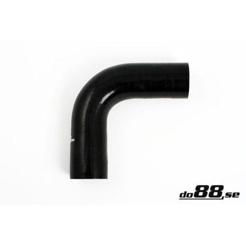 Silicone Hose Black 90 degree 1” (25mm)