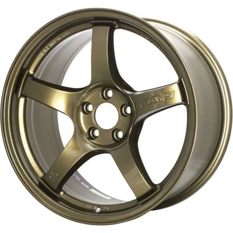 Gram Lights 57CR 18×8.5 +37 5-108 Almite Gold Wheel