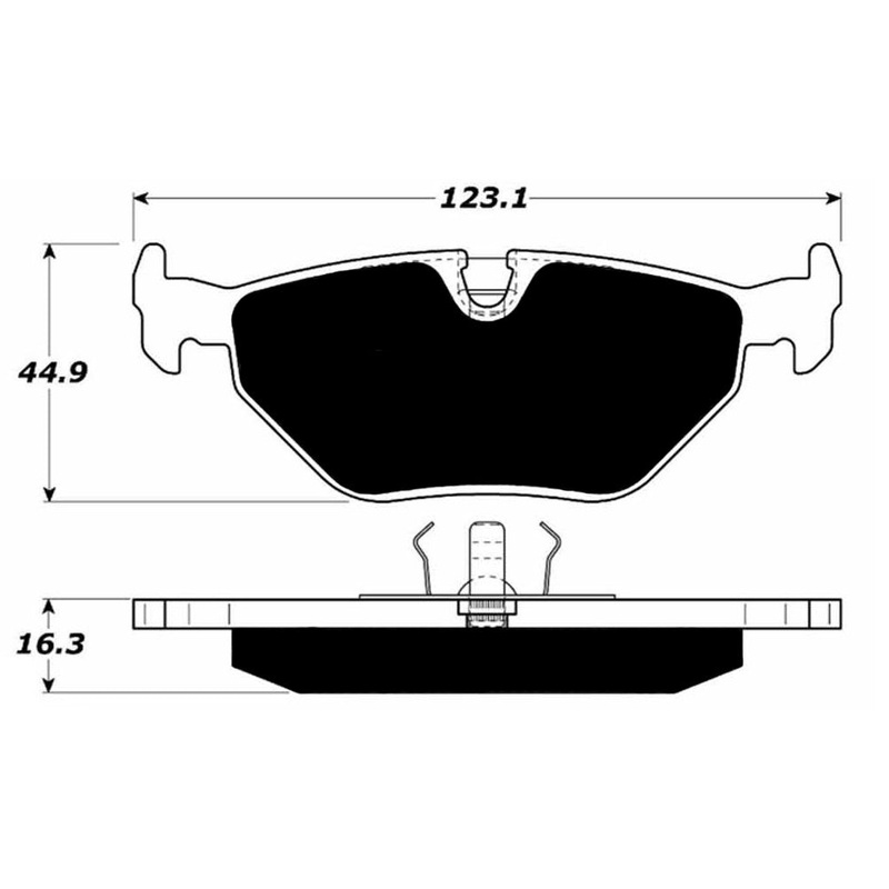 Porterfield Brake Pads for 1990 BMW 325 Series E36