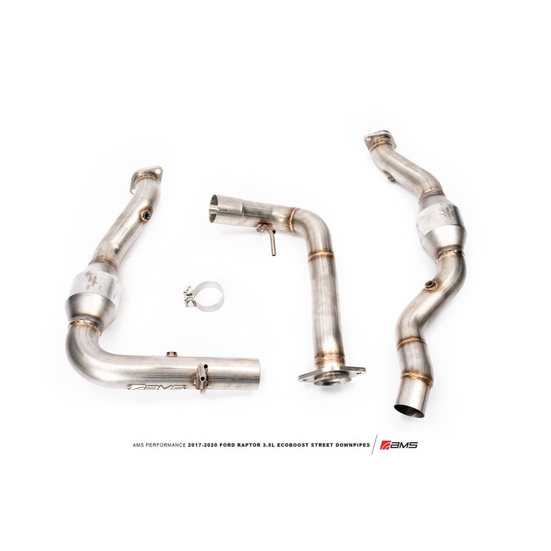 AMS Performance Street Downpipes | 1720 Ford Raptor 3.5L EcoBoost