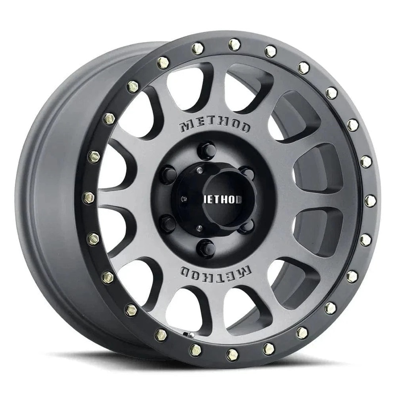 Method Race Wheels MR305 18″ 8×170 Titanium w/ Matte Black Lip
