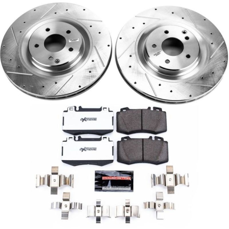 PowerStop Power Stop 03-06 Mercedes-Benz CLK500 Front Z26 Street Warrior Brake Kit