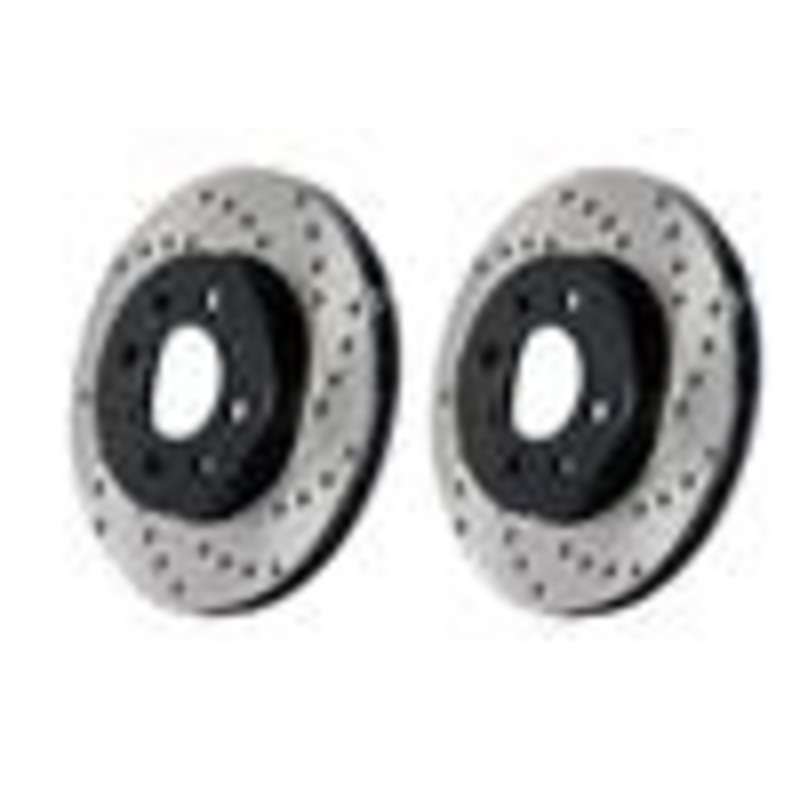 Stoptech Centric 03-04 Audi RS6 Drilled Left Rear OE Design Brake Rotor
