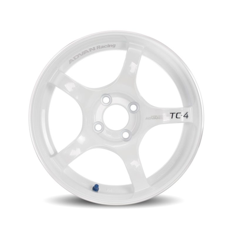 Advan TC4 18×9.5 +38 5-120 Racing White Wheel