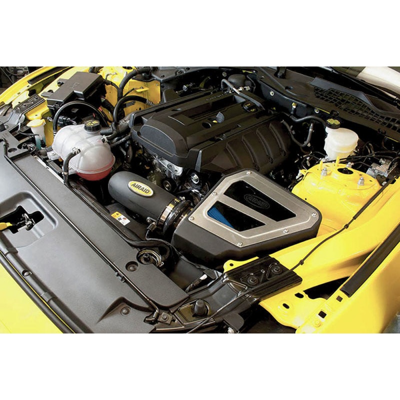 Airaid 2015 Ford Mustang 2.3L EcoBoost Intake System ( Dry / Blue Media)