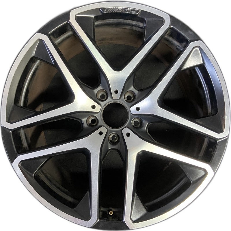 21″ MERCEDES G-CLASS 20-24 463 Type G63 21×10 machined face with gray accent Original OEM Wheel Rim