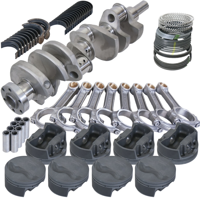 Eagle Ford 289/302 3.400in Crank 5.400in I-Beam Rods -6cc Flat Top 4.000in Pistons Rotating Assembly