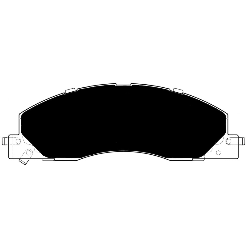 Porterfield Brake Pads for 2018 DODGE RAM 2500 4WD