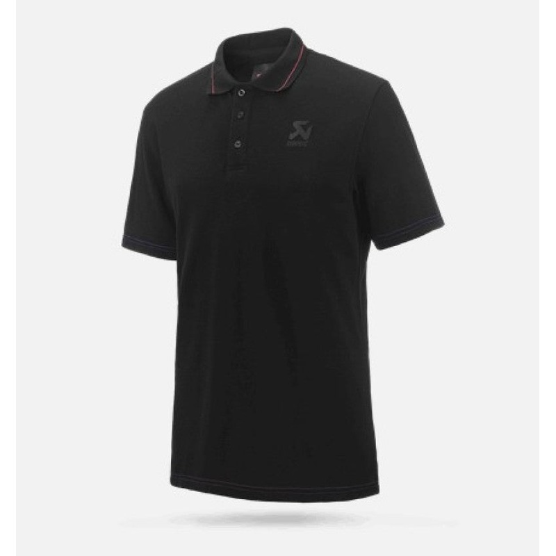 Akrapovic Corpo Polo Black Mens – S