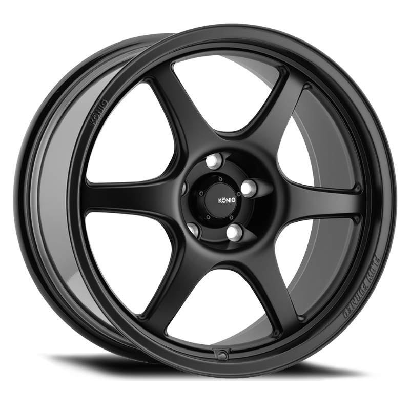 Konig Hexaform 17×9 5×100 ET40 Matte Black
