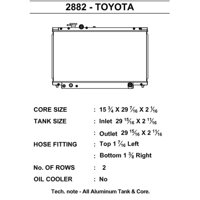 CSF 93-98 Toyota Supra Radiator