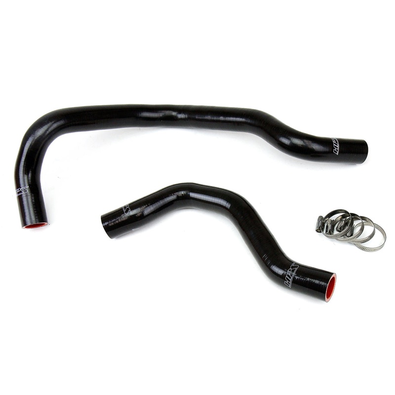 HPS Silicone Radiator Coolant Hose Kit | 1988 – 1991 Honda Civic and 1988 – 1991 Honda CRX (57-1016-BLK)