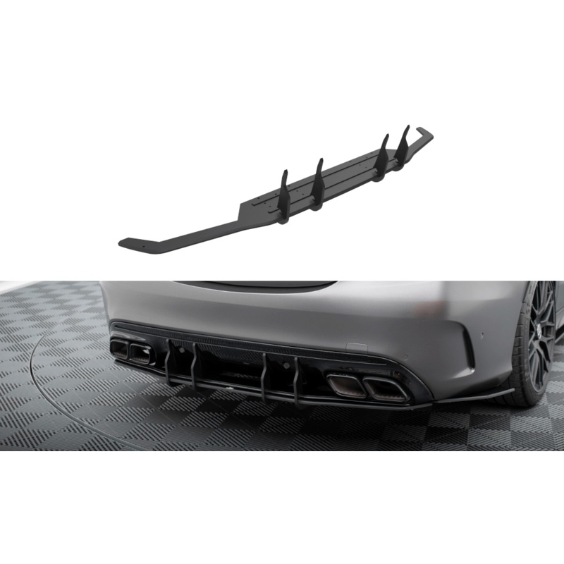 Maxton Design Street Pro Rear Diffuser – Mercedes-AMG C63 Sedan / Estate W205 Facelift