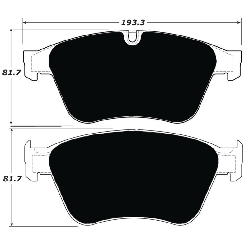 Porterfield Brake Pads for 2007 MERCEDES-BENZ R63 AMG