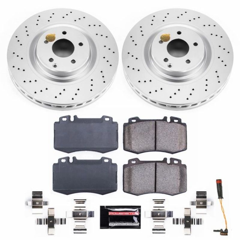 PowerStop Power Stop 03-06 Mercedes-Benz CLK500 Front Z23 Evolution Sport Coated Brake Kit