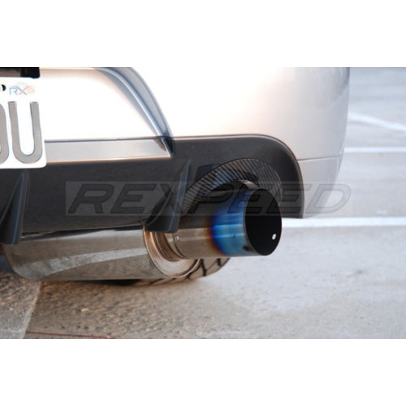 Rexpeed Carbon Exhaust Shield | 2005 – 2007 Mitsubishi Evolution JDM (R07)