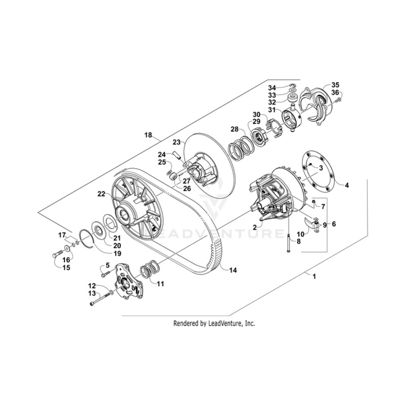 Washer,Offset Thrust-.990X2.43X.120 By Arctic Cat