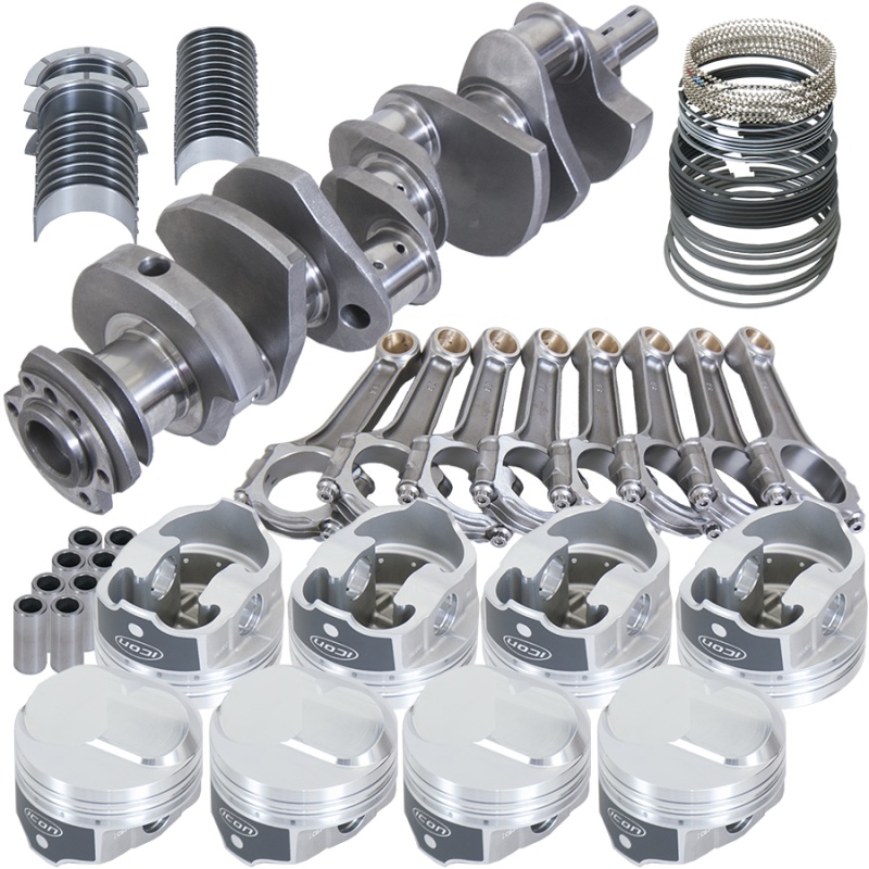 Eagle Chevy 454 4.000in Crank 6.135in I-Beam Rods 43cc Dome 4.320in Pistons Rotating Assembly