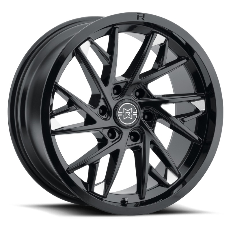 Method Raised MR801 22×12 / 8×170 BP / -40mm Offset / 125mm Bore – Gloss Black Milled Wheel