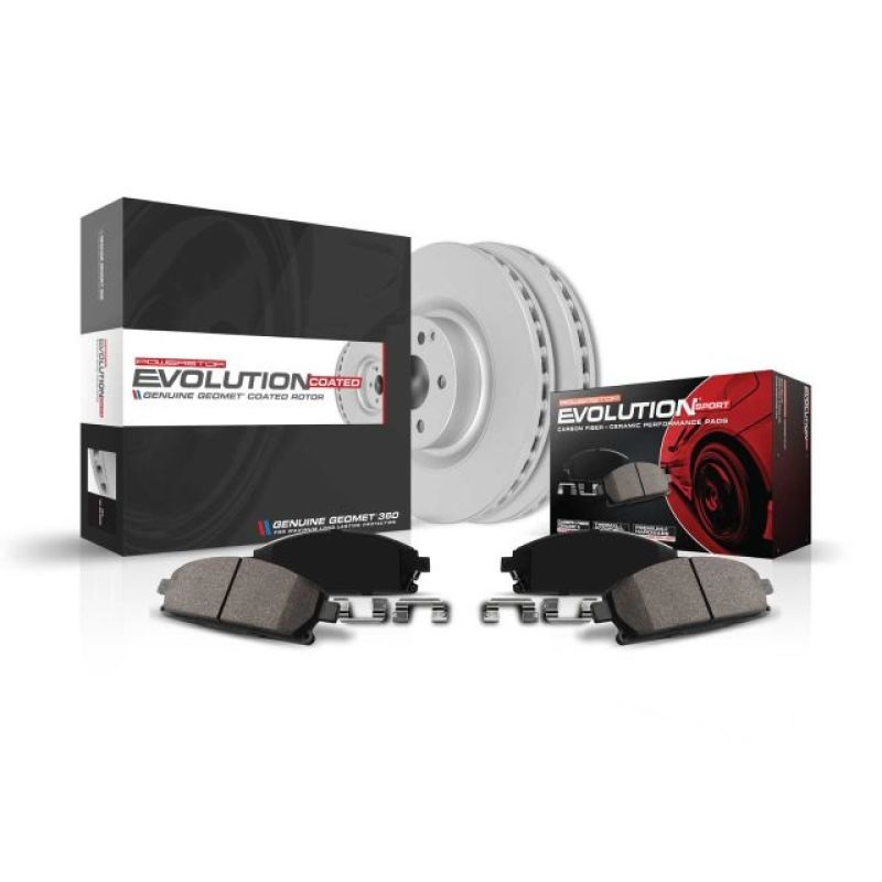 PowerStop Power Stop 14-19 Fiat 500L Rear Z23 Evolution Sport Coated Brake Kit