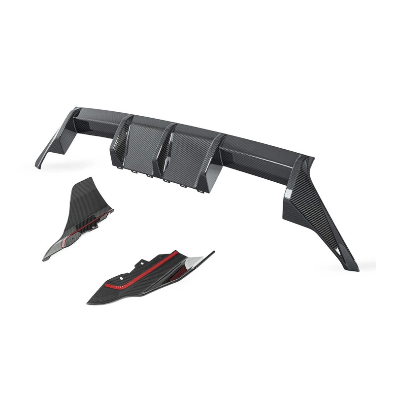 TRE Pre-Preg Carbon Fiber 3-Piece Rear Diffuser Set – BMW / G87 / M2 (NLA)