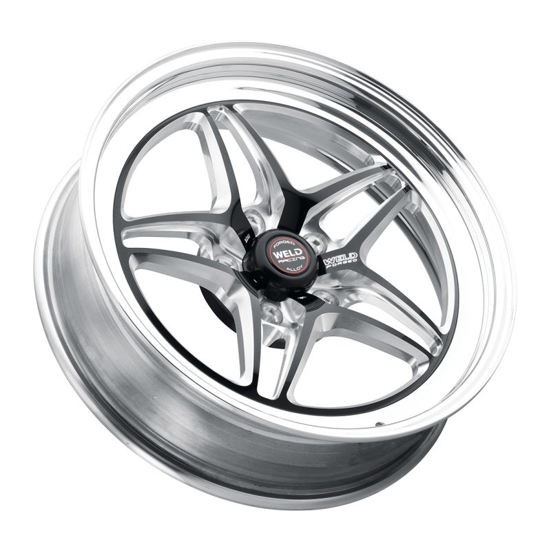 Weld S81 18×5 / 5×115 BP / 2.1in BS Black Wheel (High Pad) – Non-Beadlock