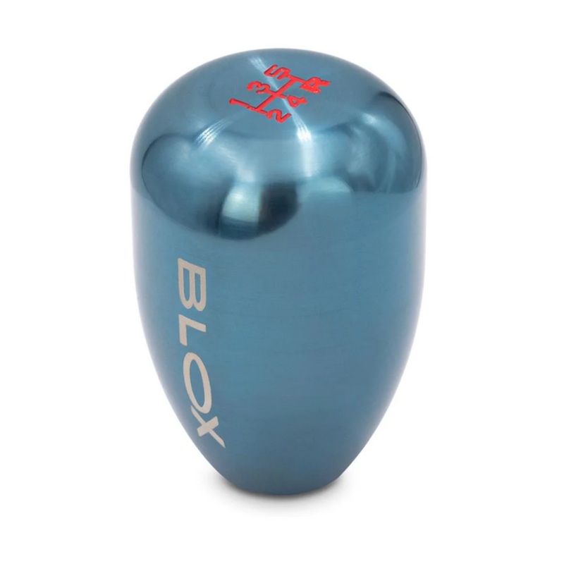 BLOX Racing 5-Speed Billet Shift Knob – Torch Blue 10×1.25mm