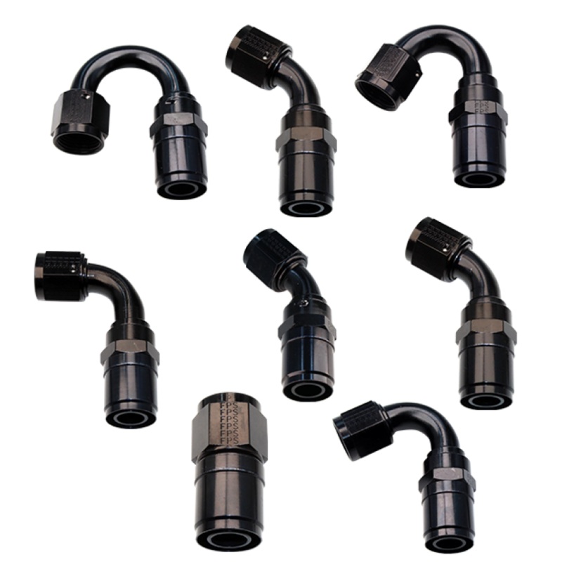 Fragola -10AN Race-Rite Crimp-On Hose End 45 Degree