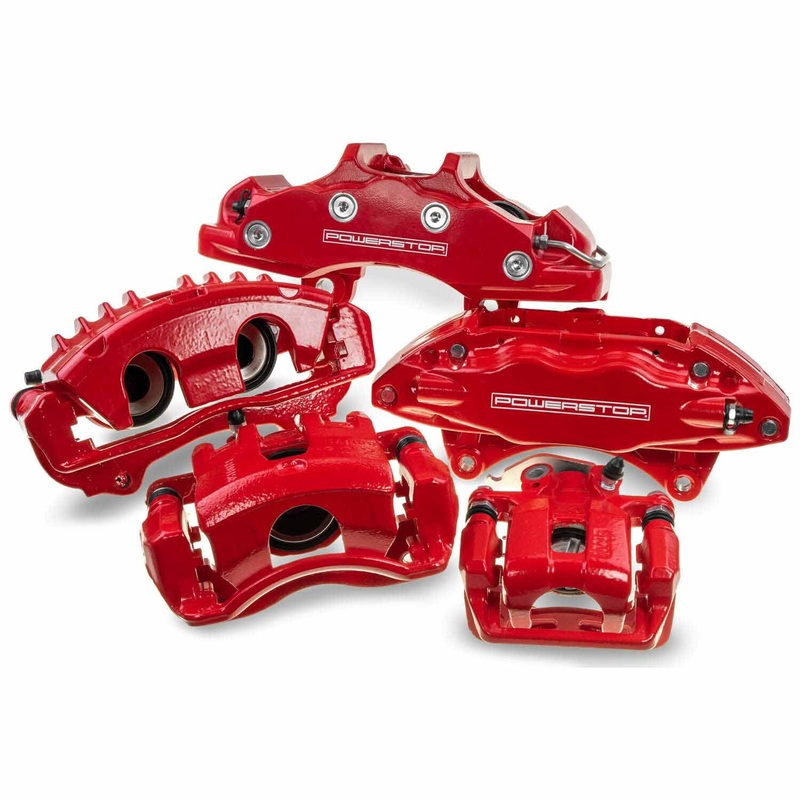Power Stop Front Red Calipers – Pair | 2014-2024 Infiniti Q50 / Q60 (S7146)