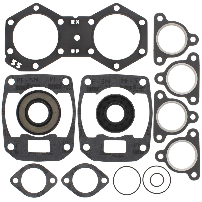 Vertex 711238 Pistons 2002 550 Classic/00-03 Sport Touring 550cc Complete Gasket Kit w/ Seals