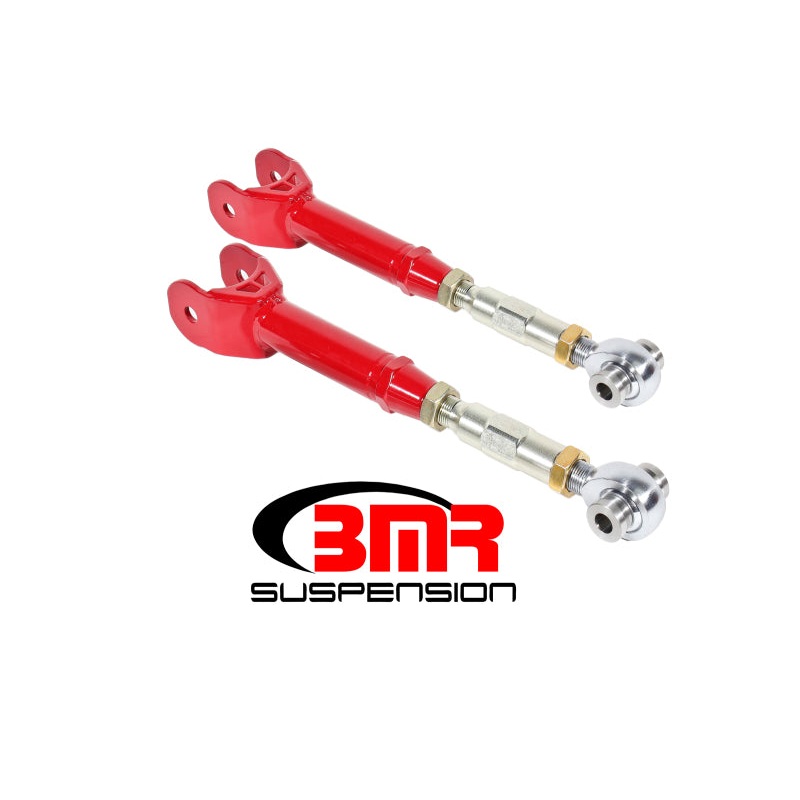 BMR 16-17 6th Gen Camaro Lower Trailing Arms w/ On-Car Adj. Rod Ends – Red