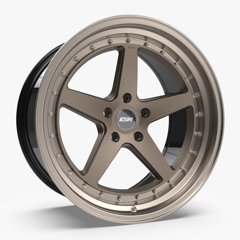 ESR CS5 18×9.5 5×114.3 +22 Matte Bronze Wheel – Universal
