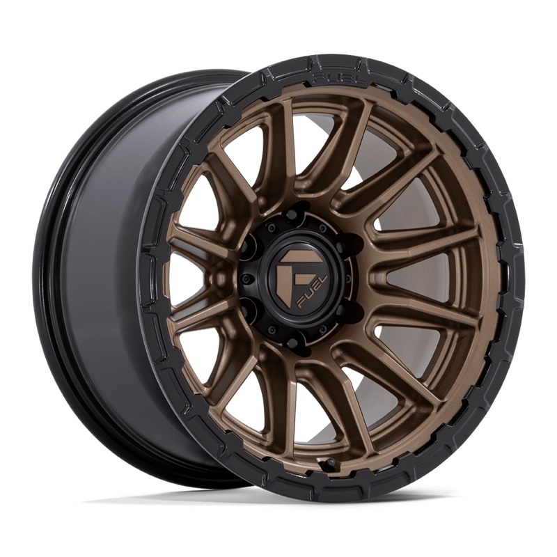 Fuel Wheels FC866 Piston 22″ 6×135 Matte Bronze W/ Gloss Black Lip