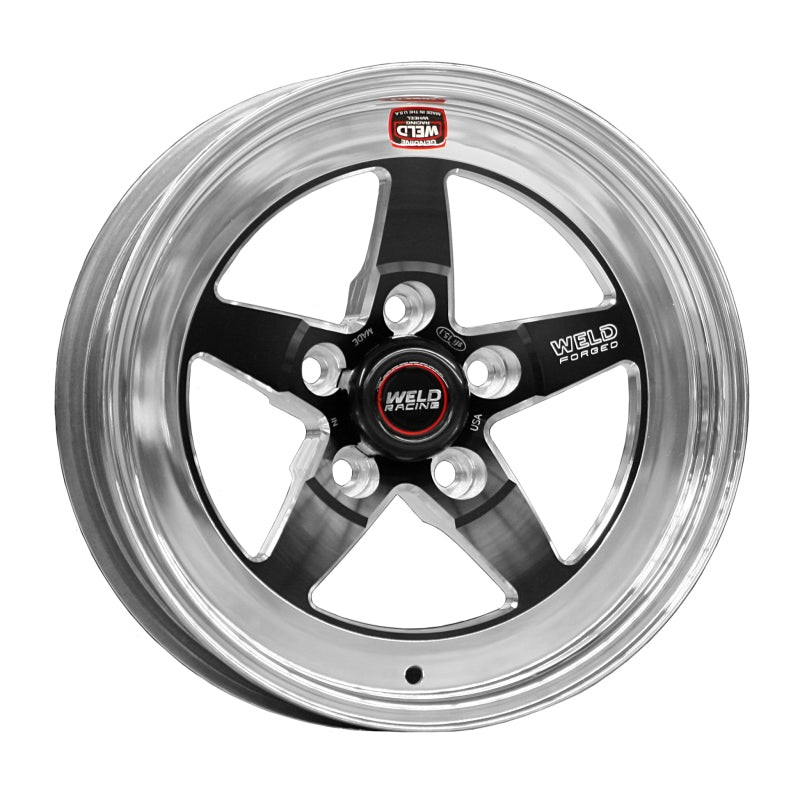 Weld S71 15×12.33 / 4x108mm BP / 4.5in. BS Black Wheel (Low Pad) – Non-Beadlock