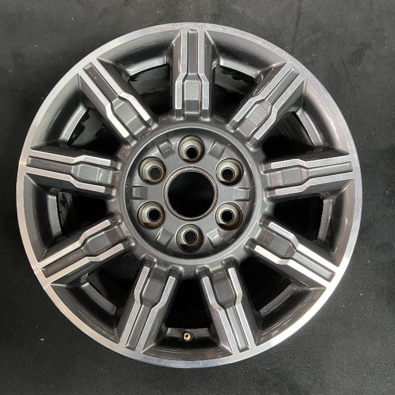 18″ SIERRA 1500 PICKUP 24 18×8.5 9 spoke machined dark gray opt 57N Original OEM Wheel Rim