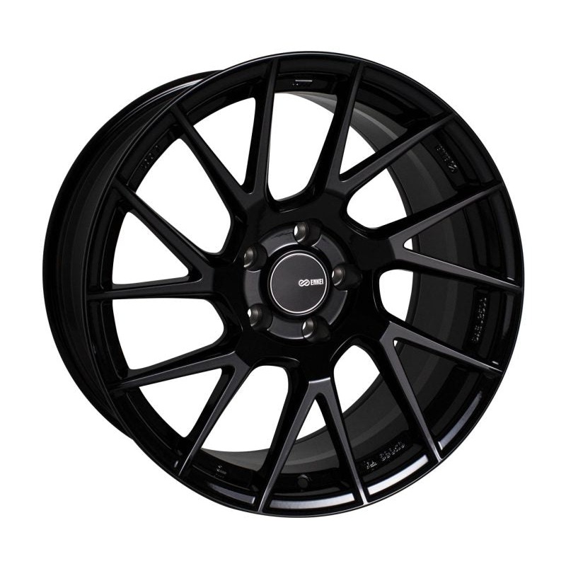 Enkei TM7 18×9.5 5×114.3 15mm Offset 72.6mm Bore Gloss Black Wheel