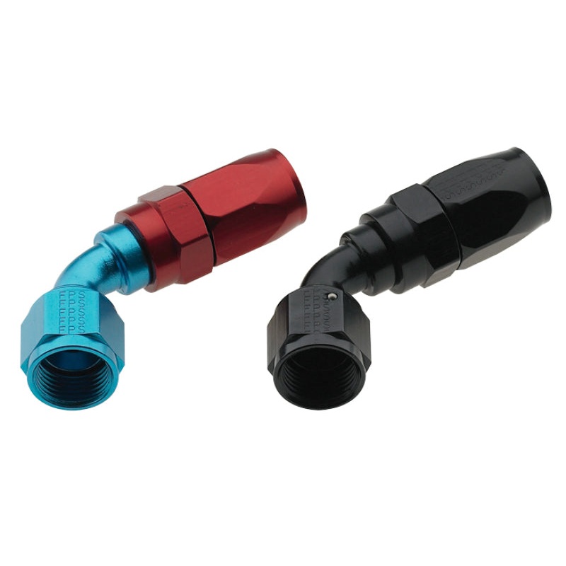 Fragola -4AN x 60 Degree Pro-Flow Hose End – Blue/Red