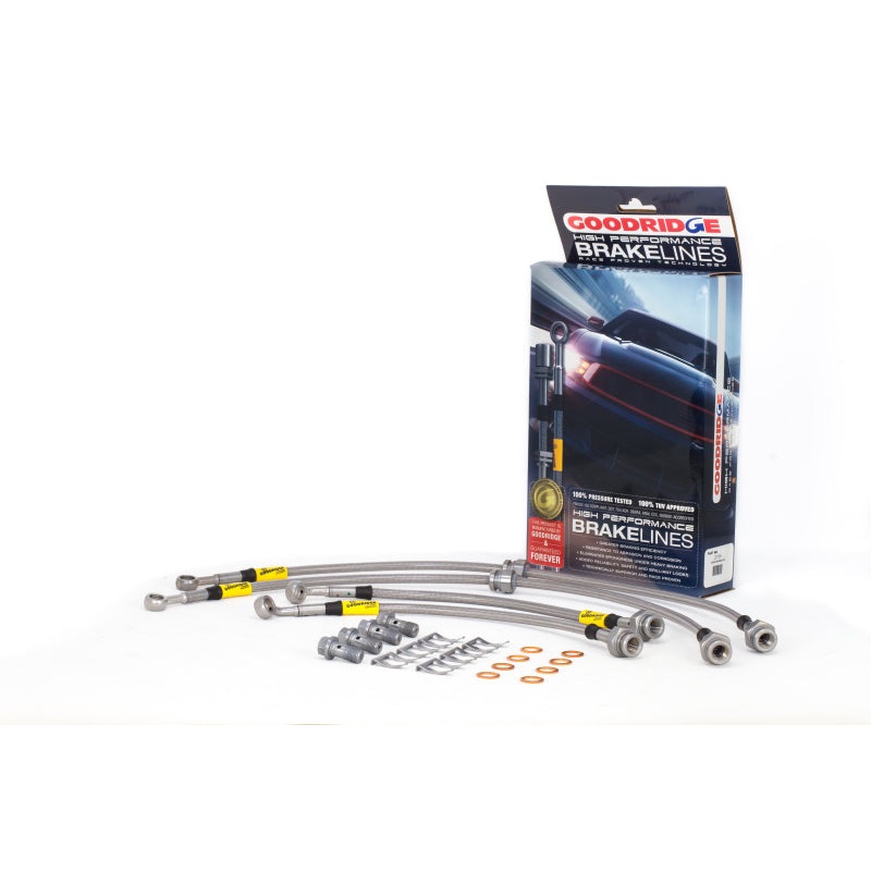 Goodridge 09-15 Nissan Maxima Stainless Steel Brake Line Kit