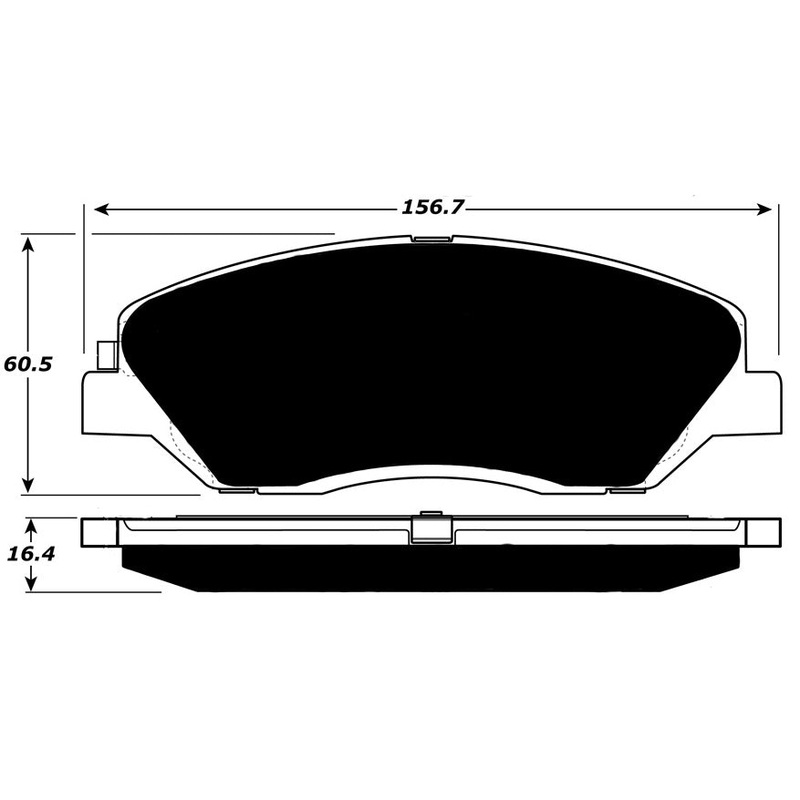 Porterfield Brake Pads for 2014 HYUNDAI SANTA FE V6 2WD