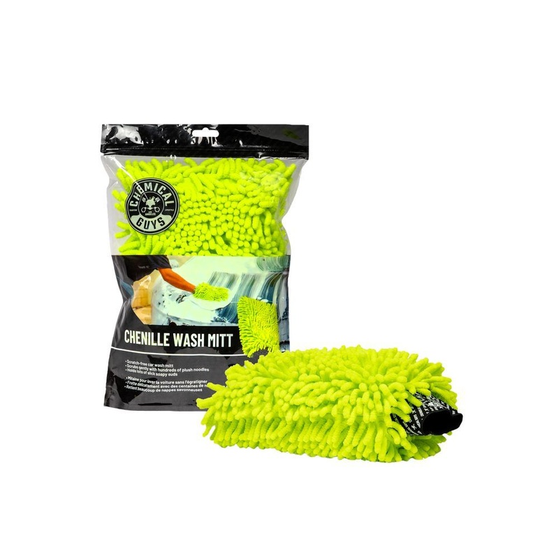 Chemical Guys Chenille Premium Scratch-Free Microfiber Wash Mitt | Universal (MIC493)