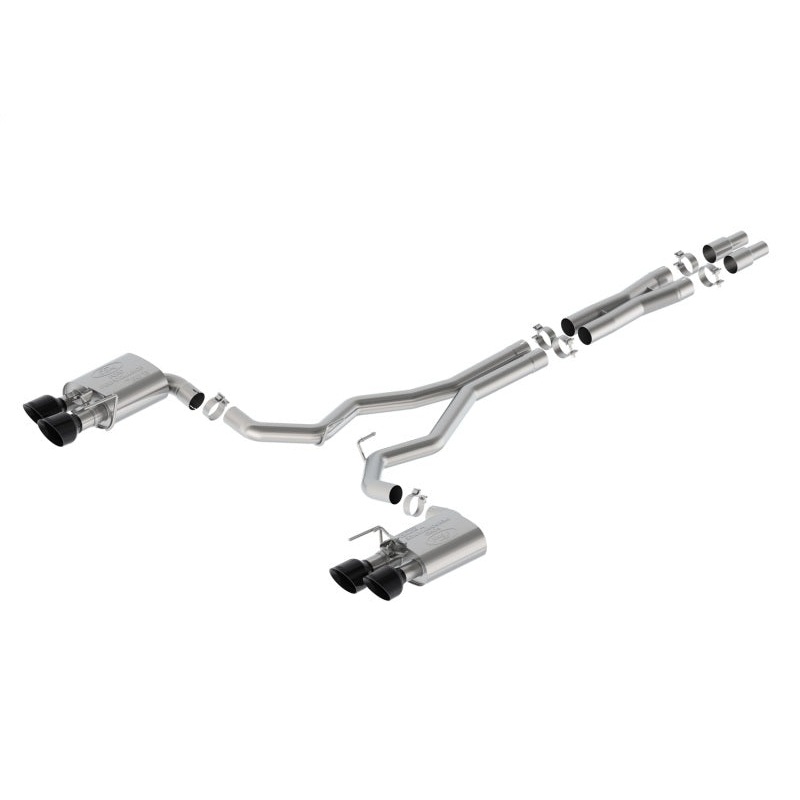 Ford Racing 2024 Mustang Dark Horse 5.0L Extreme Active Cat-Back Exhaust – Black Tip