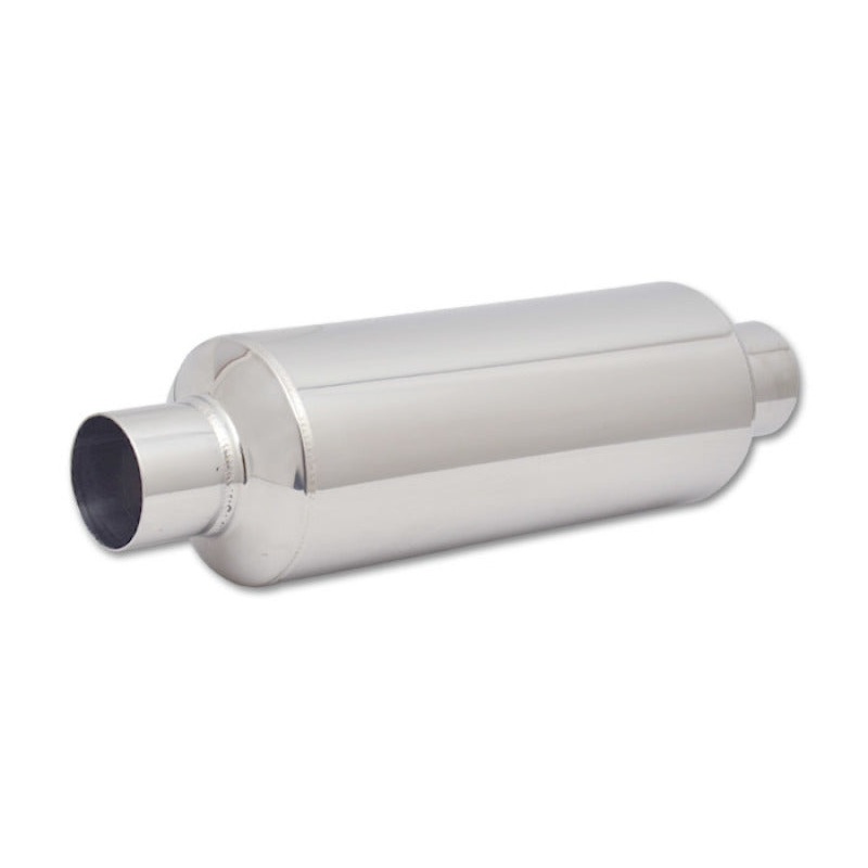 Vibrant SS Resonator (Standard Design) 2.5in inlet/outlet x 18in long w/ 5in OD resonator body