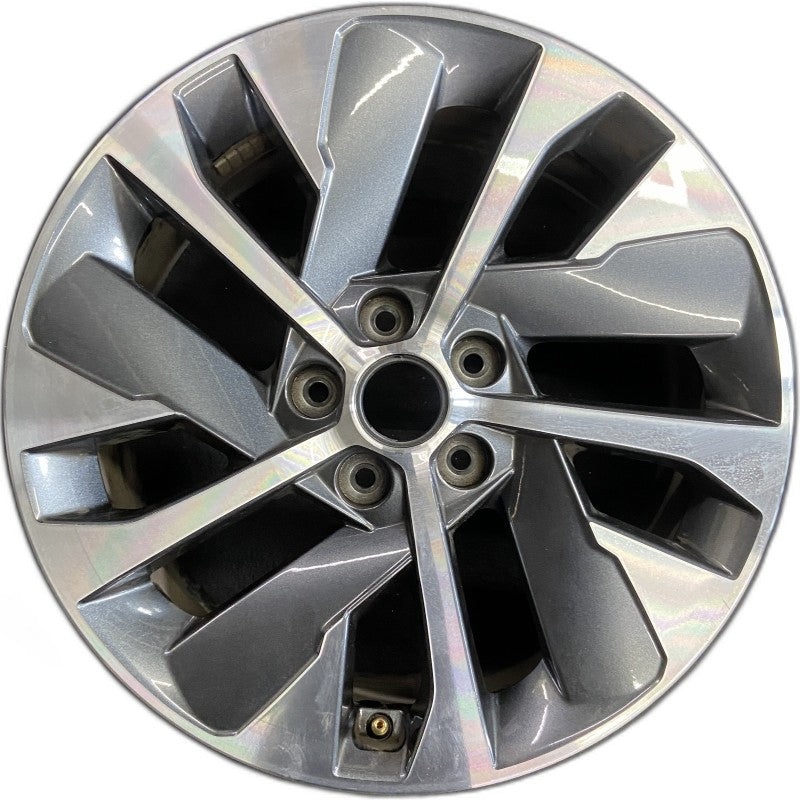 18″ PALISADE 20-22 18×7.5 alloy w/machined face dark gray inlay Original OEM Wheel Rim