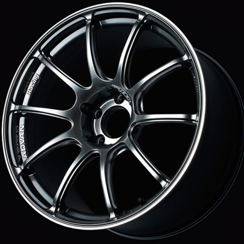 Advan RZII Wheel – 19×8.5 +50 | 5×114.3 | Racing Hyper Black & Ring
