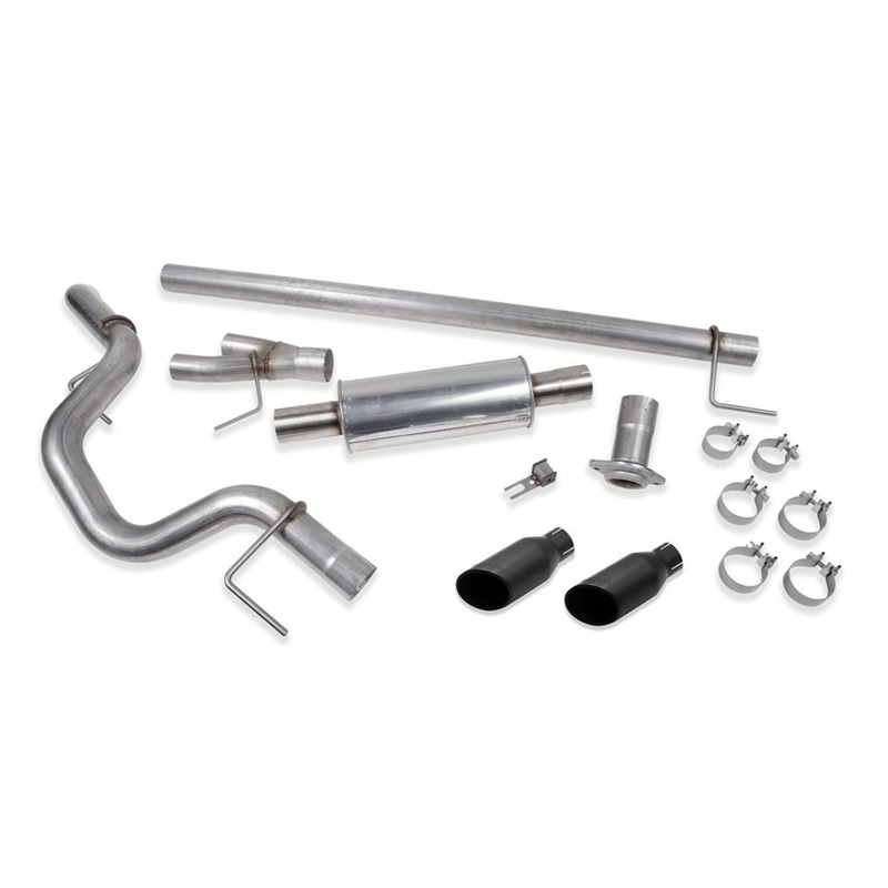 Roush 21-24 Ford F-150 5.0L V8 Side Exit Catback Performance Exhaust w/ Black Tips