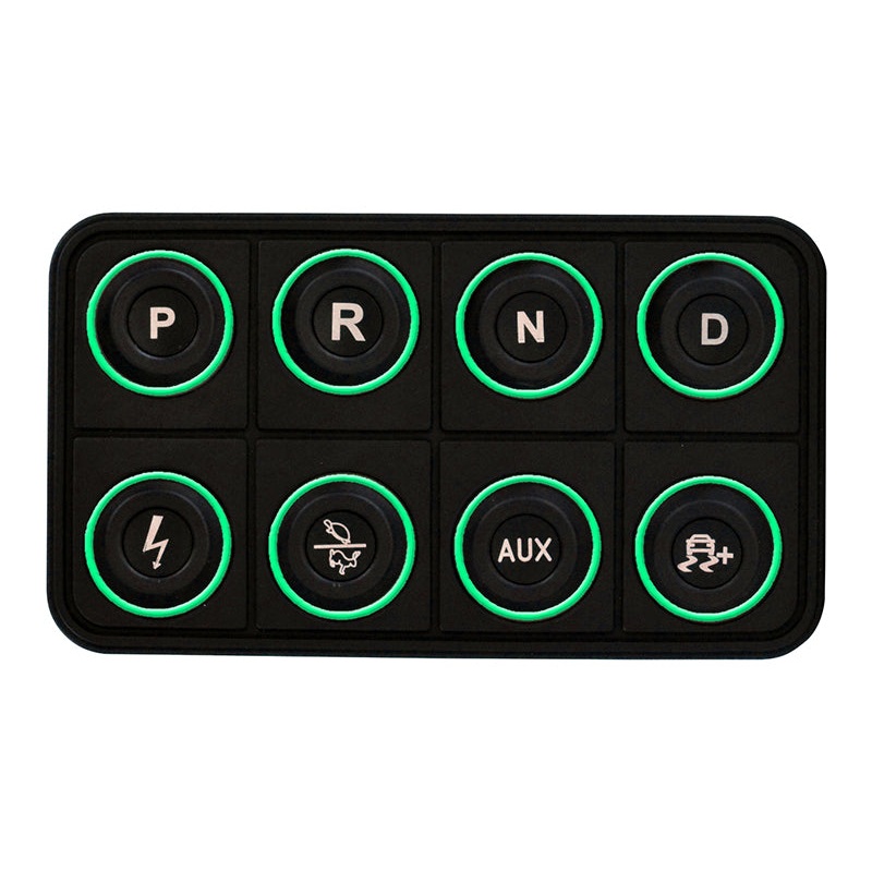 AEM EV 8 Button Keypad CAN Based Programmable Backlighting