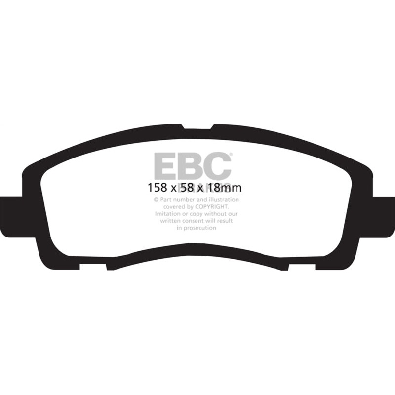 EBC 09-14 Acura TL 3.5 Redstuff Front Brake Pads