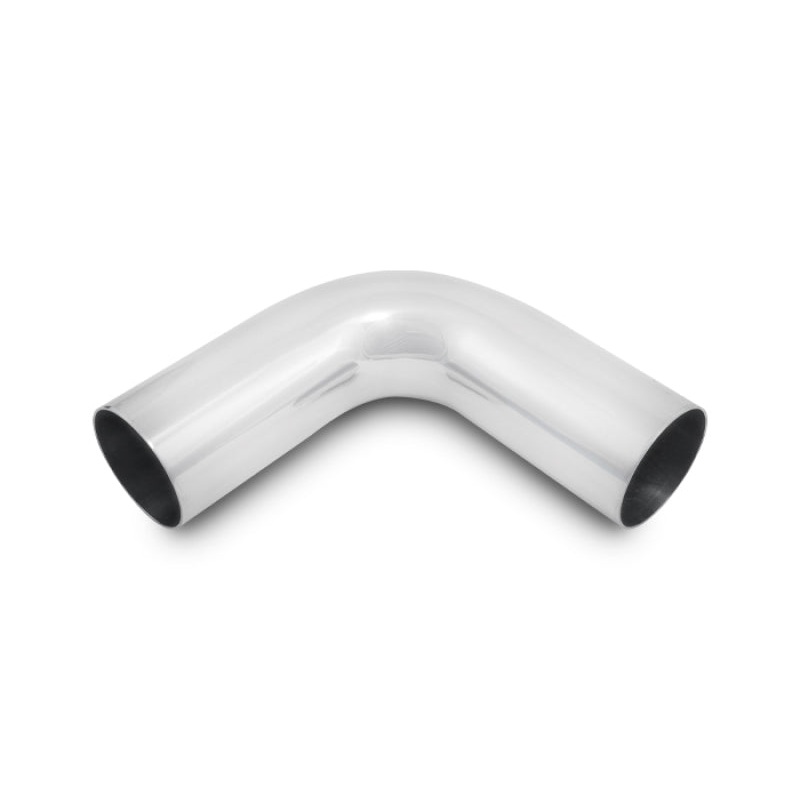 Vibrant 4in O.D. Universal Aluminum Tubing (90 degree bend) – Polished